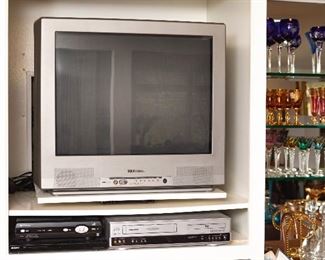 DVD/VHS Combo Not For Sale.  TV = Make an offer.