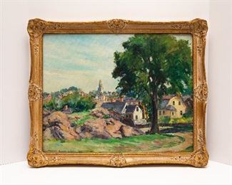 Oil on board — Manley Butler 1944