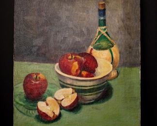 Oil on canvas by W. Dekkers