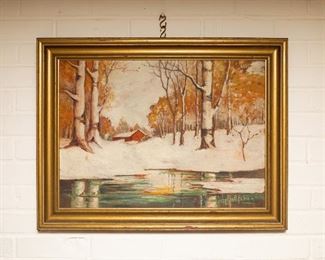 Oil on board by Lydia D Fabian