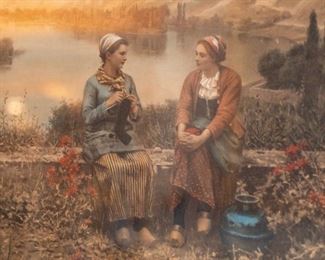 Art (Print) by Daniel Ridgeway Knight