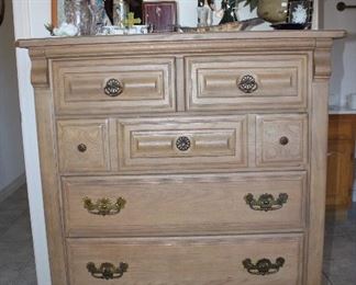 Vintage high boy dresser-part of a five piece bedroom set