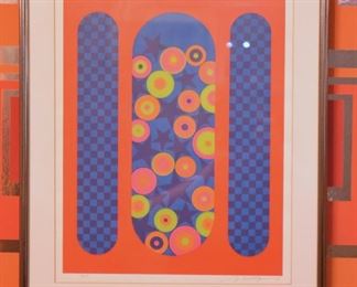 Item 33: Signed Bob Montgomery Print $65 Marked lower left in pencil, AP, signed lower right in pencil. Good condition