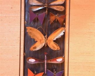 Item 41: Metal Butterflies $48 Approximately 6" x 14" (will get exact measurements), unmarked. Good condition.