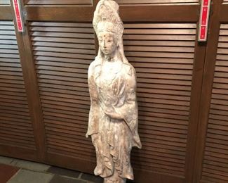 Item 54: Cast Metal Quan Yin Statue $245 Excellent condition.