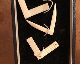 Item 65: Antique Miniature Masonic Tools Set $75
