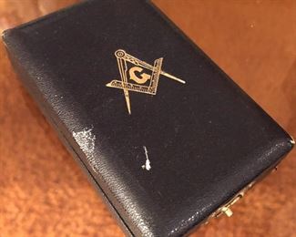 Item 65: Antique Miniature Masonic Tools Set $75