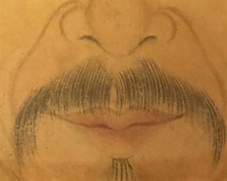 Item 69: Male Chinese Ancestor Portrait $350 Hand-painted. Excellent condition.
