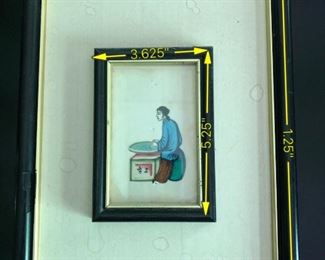 ITEM 80: Small Chinese painting on parchment $28