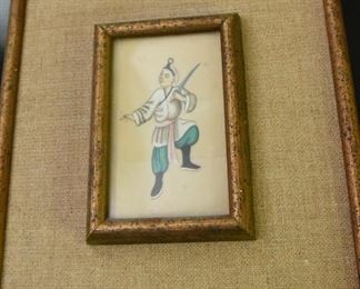ITEM 81: Small Chinese painting on parchment $28