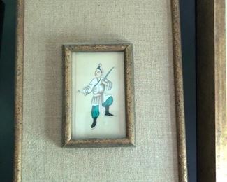 ITEM 81: Small Chinese painting on parchment $28