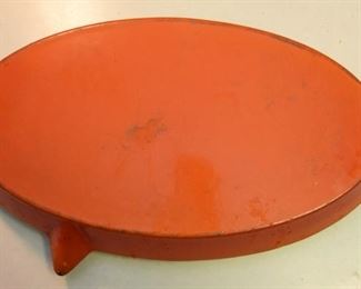 ITEM 101: Enameled cast iron roasting pan Large $25 Made in Belgium