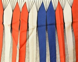 ITEM 112: Vintage Red, White, and Blue Long Scarf $10