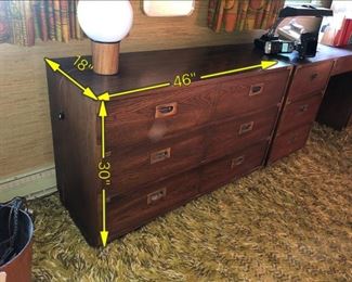 ITEM 122: Vintage Lane Campaign Dresser $145