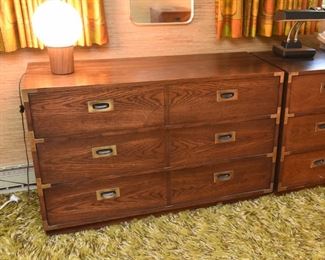 ITEM 122: Vintage Lane Campaign Dresser $145