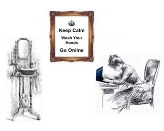 Writing Lady with Computer Master scaled