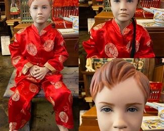 Sitting Boy Mannequin 