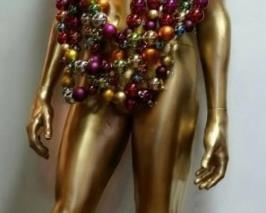 Vintage Painted Male Mannequin 