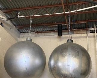 Gigantic Commercial Sized Christmas Balls. As Seen in Shopping Malls. 