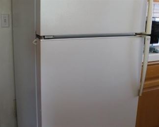 #21 Armana refrigerator some rust works and stays cold $100.00