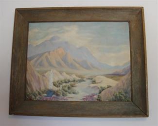 #41 Jun Garner decorative desert painting  $40.00