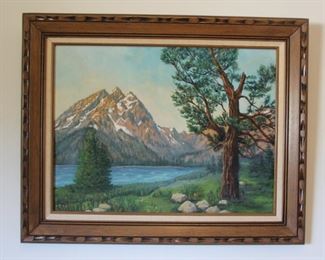 #40 June Garner decorative painting $30.00