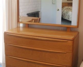 #46 Heywood Wakefield Encore dresser with mirror $400.00