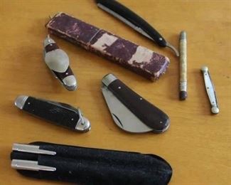 #50 Lot pocket knives misc items $30.00