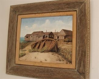 #64 Nancy Early shipwreck scene 22” X 25” $30.00