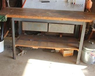 #102 work bench with two vises  $150.00 