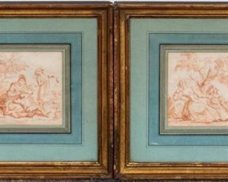 https://www.liveauctioneers.com/item/85207296_pair-18th-c-conte-crayon-french-school-drawings