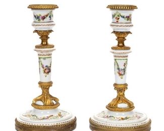 https://www.liveauctioneers.com/item/85207312_pair-dresden-style-porcelain-and-bronze-candlesticks