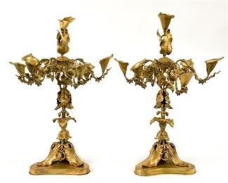 https://www.liveauctioneers.com/item/85207321_pair-large-gilt-bronze-art-nouveau-candelabras