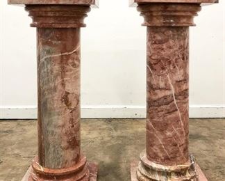 https://www.liveauctioneers.com/item/85207347_pair-italian-pink-marble-column-pedestals