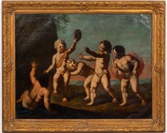 https://www.liveauctioneers.com/item/85207355_19th-c-continental-romantic-oil-cherubs-at-play