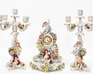 https://www.liveauctioneers.com/item/85207357_19th-c-sitzendorf-porcelain-clock-garniture-set