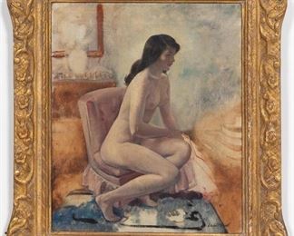 https://www.liveauctioneers.com/item/85207450_leon-kroll-seated-nude-oil-on-canvas-painting