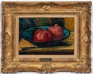 https://www.liveauctioneers.com/item/85207449_leon-kroll-pomegranates-realism-painting