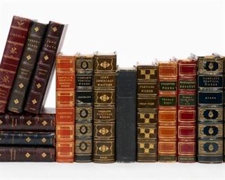 https://www.liveauctioneers.com/item/85207473_set-of-16-leather-bound-books-mostly-19th-century
