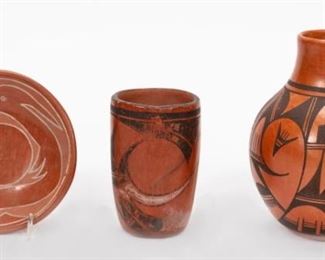 https://www.liveauctioneers.com/item/85207521_three-native-american-red-pottery-vases-2-hopi