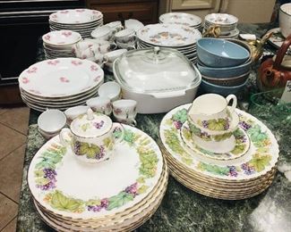 English bone china--many sets