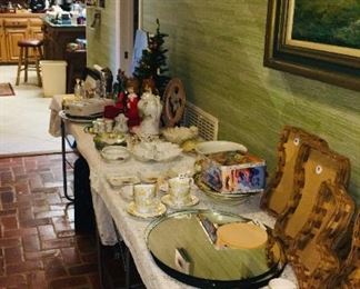 tables filled with brand new gift items (Remember Sara owned Sally's Hallmark in the Acadiana Mall)