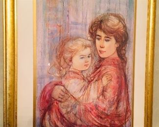 Smaller signed Edna Hibel