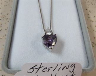 Sterling & Amethyst Necklace