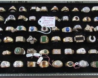 72 - Costume Jewelry Rings - All 1 Lot