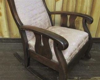 Mahogany Rocking Chair 