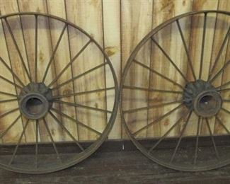 36" Iron Wheels
