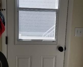 Nice exterior door with built-in blind