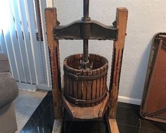 Huge wine /juice press