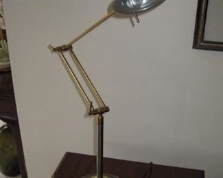 $25, table lamp 30" arm swing